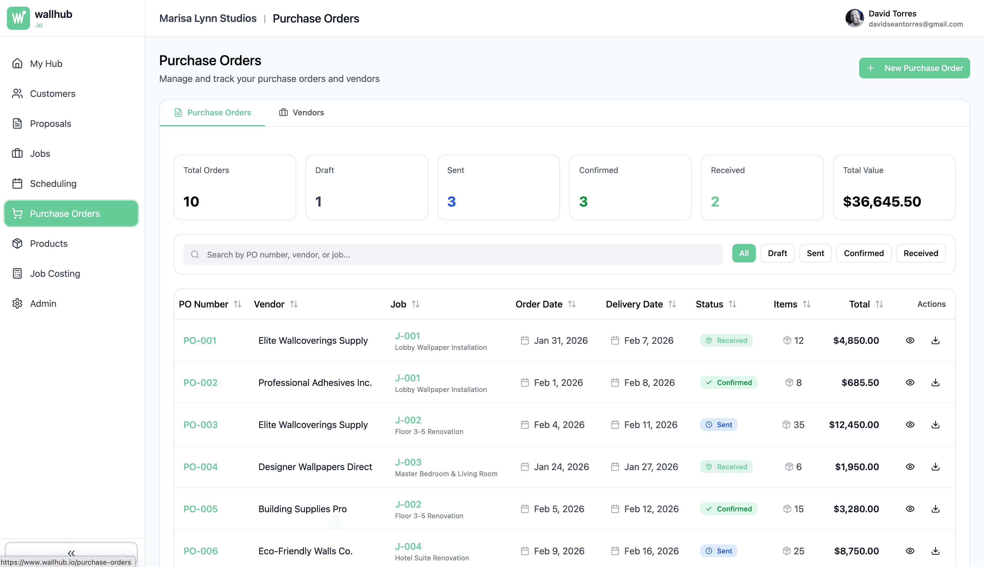 Customer records